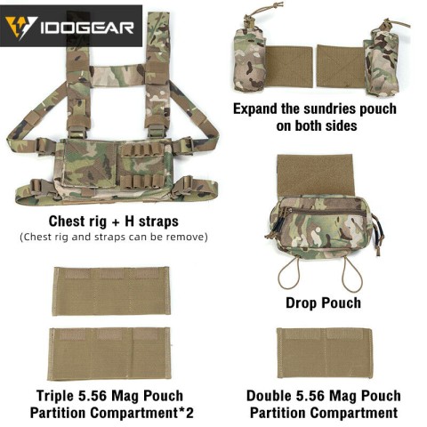 IDOGEAR MK3 Tactical Chest Rig Combat Vest (coming soon)